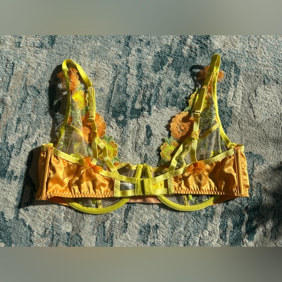 For Love & Lemons x Victorias Secret Sheer Floral Bra - Picture 2 of 4